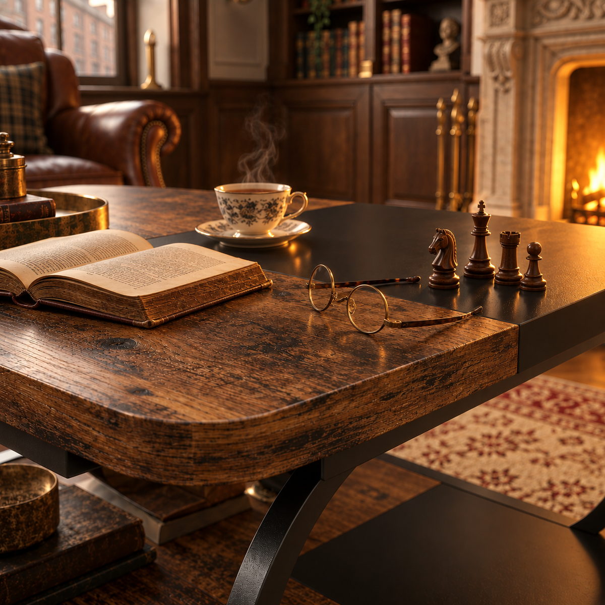 Table basse bois Harry zoom