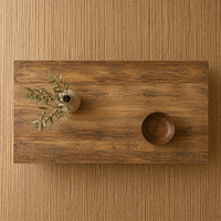 Table basse bois Kellwood vue du dessus