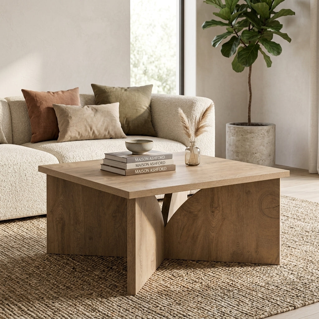 Table basse bois Tanka salon