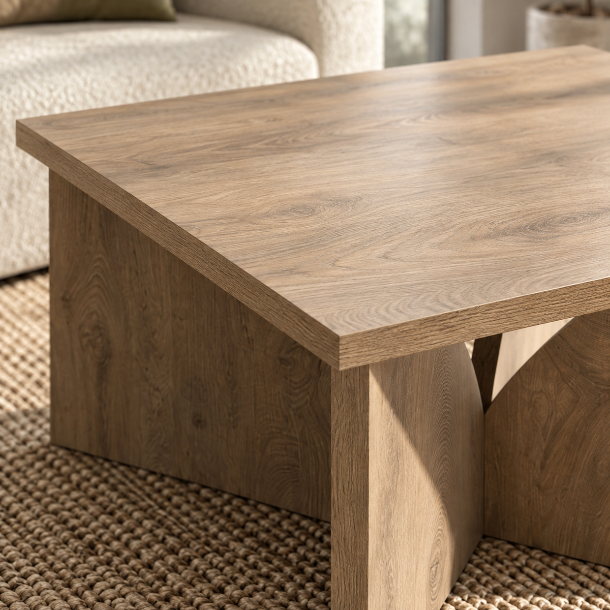 Table basse bois Tanka texture