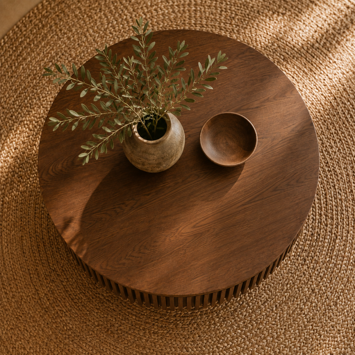 Table basse ronde