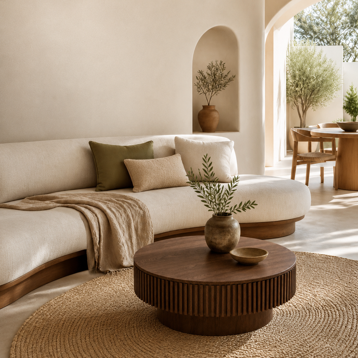 Table basse ronde