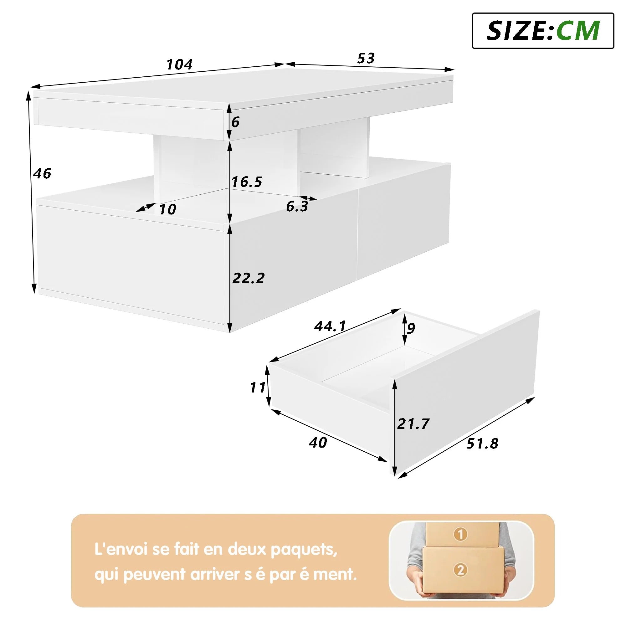 table basse luxe