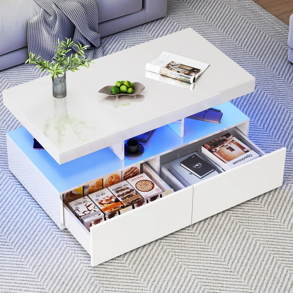table basse moderne led